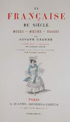 Bild Nr.3: 141-1579 Uzanne,O.: (Literatur und illustrierte Bücher 20.Jahrhundert - Alte Literatur in modernen Ausgaben)