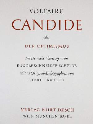 Bild Nr.1: 141-1587 Voltaire,F.M.A.de.: (Literatur und illustrierte Bücher 20.Jahrhundert - Alte Literatur in modernen Ausgaben)