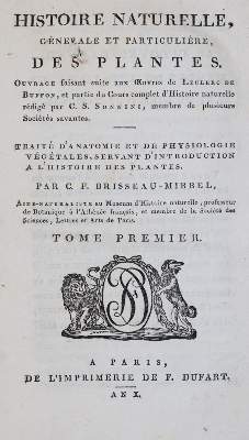 Bild Nr.1: 141-1612 Briseau de Mirbel,C.F.: (Botanik)