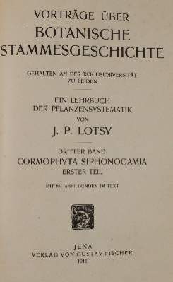 Bild Nr.3: 141-1626 Lotsy,J.P.: (Botanik)