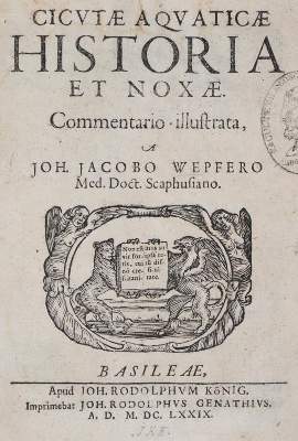 Bild Nr.1: 141-1631 Wepfer,J.J.: (Botanik, Pilze, Schierling)