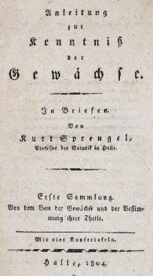 Bild Nr.1: 141-1639 Sprengel,K.: (Botanik)