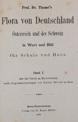 Bild Nr.1: 141-1641 Thome,(O.W.): (Botanik)