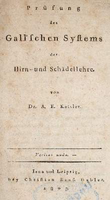 Bild Nr.1: 141-1699 Kessler,A.E.: (Medizin, Phrenologie)