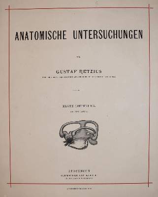 Bild Nr.1: 141-1703 Retzius,G.: (Medizin)