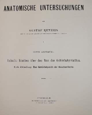 Bild Nr.2: 141-1703 Retzius,G.: (Medizin)