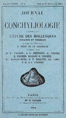 Bild Nr.1: 141-1734 Journal de Conchyliologie.: (Zoologie)
