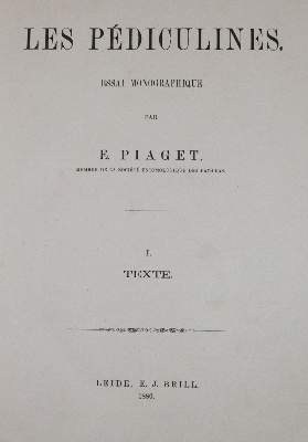 Bild Nr.1: 141-1749 Piaget,E.: (Zoologie)