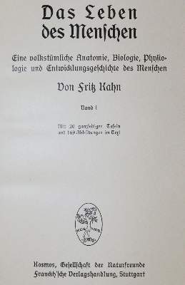 Bild Nr.3: 141-1768 Kahn,F.: (Verschiedene Gebiete - Varia, Anthropologie)