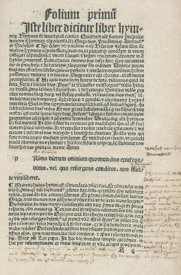 Bild Nr.2: 141-177 Hilarius,(A).: (Inkunabeln)