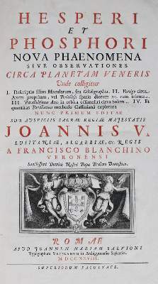 Bild Nr.1: 141-1773 Bianchini,F.: (Verschiedene Gebiete - Varia, Astronomie)