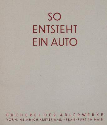 Bild Nr.1: 141-1785 (Erhardt,P.G.).: (Verschiedene Gebiete - Varia, Auto)