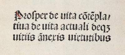 Bild Nr.1: 141-179 (Julianus Pomerius).: (Inkunabeln)
