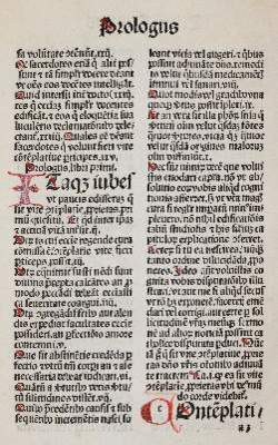 Bild Nr.3: 141-179 (Julianus Pomerius).: (Inkunabeln)