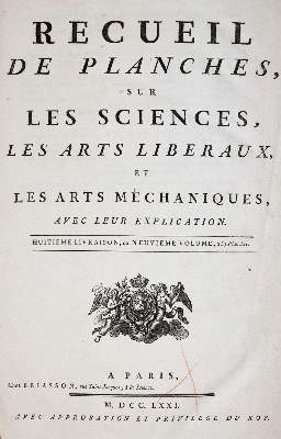 Bild Nr.1: 141-1811 Diderot,D. u. J.d'Alembert.: (Verschiedene Gebiete - Varia)