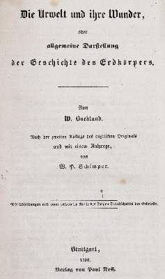 Bild Nr.1: 141-1825 Buckland,W.: (Verschiedene Gebiete - Varia, Geologie - Mineralogie u. Paläontologie)