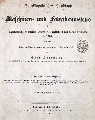 Bild Nr.1: 141-1840 Hartmann,C.: (Verschiedene Gebiete - Varia)