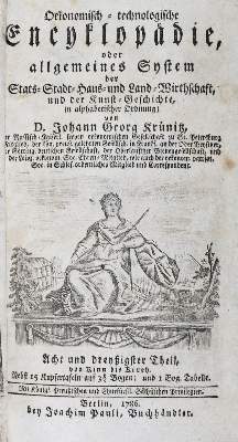 Bild Nr.1: 141-1857 Krünitz,J.G.: (Verschiedene Länder - Geschichte)