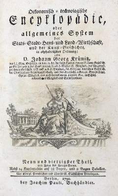 Bild Nr.1: 141-1865 Krünitz,J.G.: (Verschiedene Länder - Geschichte)