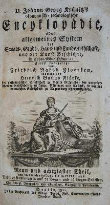 Bild Nr.1: 141-1881 Krünitz,J.G.: (Verschiedene Länder - Geschichte)