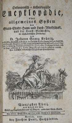 Bild Nr.1: 141-1882 Krünitz,J.G.: (Verschiedene Länder - Geschichte)