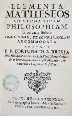 Bild Nr.3: 141-1903 Fortunatus a Brixia,P.F.: (Verschiedene Gebiete - Varia, Mathematik)