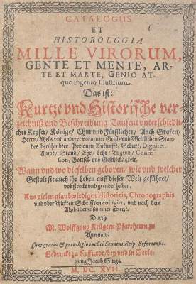 Bild Nr.1: 141-196 Krüger,W.: (Alte Drucke, Handschriften und Theologie)