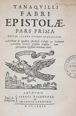 Bild Nr.1: 141-202 Le Fevre,T.: (Alte Drucke, Handschriften und Theologie)