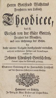 Bild Nr.2: 141-203 Leibniz,G.W.: (Alte Drucke, Handschriften und Theologie)