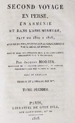 Bild Nr.8: 141-2039 Morier,J.: (Asien, Persien)
