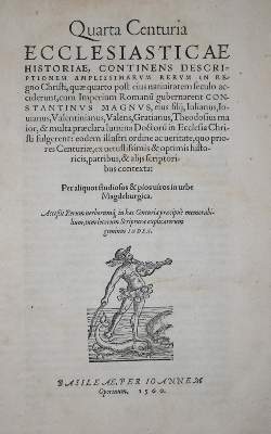 Bild Nr.4: 141-217 Magdeburger Centurien.: (Alte Drucke, Handschriften und Theologie)