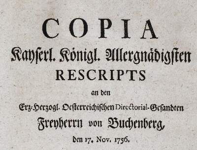 Bild Nr.1: 141-2176 Copia: (Deutschland, Siebenjähriger Krieg, Vier Schriften)