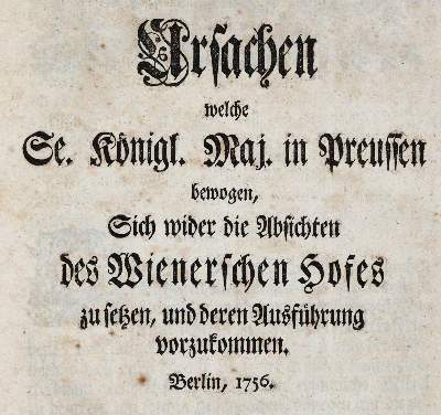 Bild Nr.4: 141-2178 (Finck von Finckenstein,K.W.v.).: (Deutschland, Siebenjähriger Krieg, Vier Schriften)