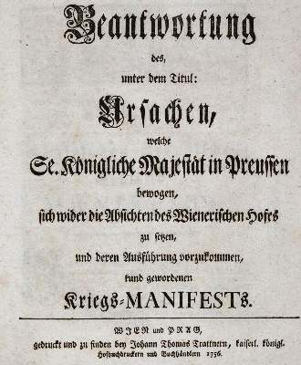 Bild Nr.5: 141-2178 (Finck von Finckenstein,K.W.v.).: (Deutschland, Siebenjähriger Krieg, Vier Schriften)