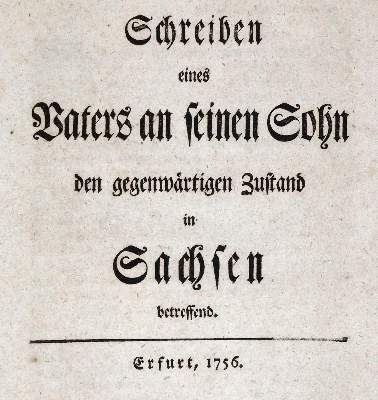 Bild Nr.1: 141-2183 (Hertzberg,E.F.v.).: (Deutschland, Siebenjähriger Krieg, Vier Schriften)