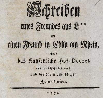 Bild Nr.2: 141-2186 Kurtze: (Deutschland, Siebenjähriger Krieg, Vier Schriften)