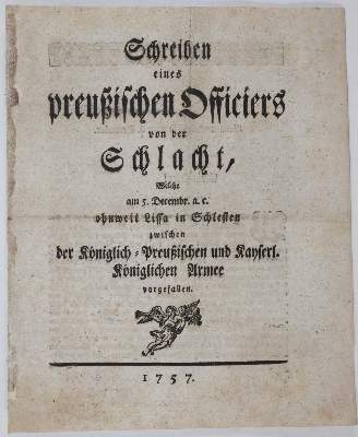 Bild Nr.23: 141-2187 Lincker von Lutzenwick,(J.F.).: (Deutschland, Siebenjähriger Krieg, Vier Schriften)