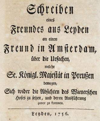 Bild Nr.1: 141-2188 (Marconnay,L.O.de).: (Deutschland, Siebenjähriger Krieg, Vier Schriften)