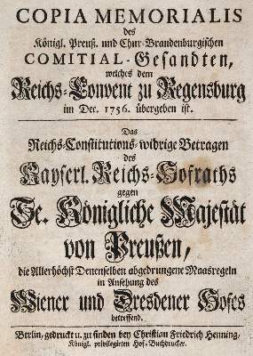 Bild Nr.1: 141-2190 Plotho,E.C.v.: (Deutschland, Siebenjähriger Krieg, Vier Schriften)