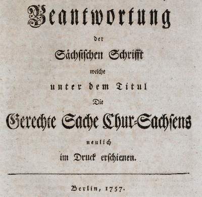 Bild Nr.3: 141-2193 (Senckenberg,H.C.v.).: (Deutschland, Siebenjähriger Krieg, Vier Schriften)