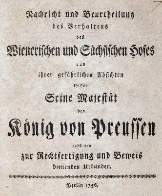 Bild Nr.3: 141-2197 Untersuchung: (Deutschland, Siebenjähriger Krieg, Vier Schriften)