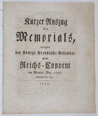 Bild Nr.23: 141-2198 Verite des faits, La.: (Deutschland, Siebenjähriger Krieg, Vier Schriften)