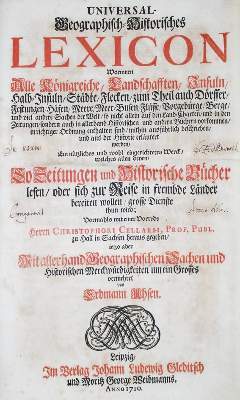 Bild Nr.1: 141-2356 Cellarius,C.: (Verschiedene Länder - Geschichte)