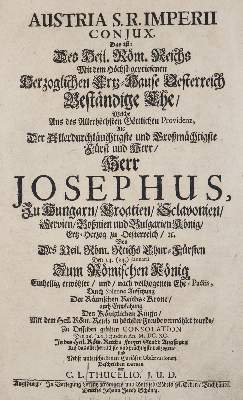 Bild Nr.4: 141-2364 Joseph II.: (Verschiedene Länder - Geschichte, Festbücher)