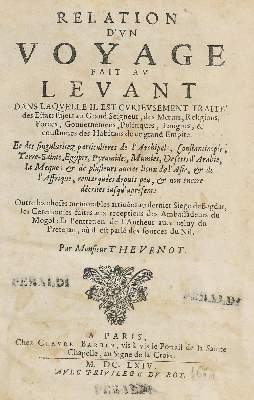 Bild Nr.1: 141-2441 Thevenot,J.d.: (Verschiedene Länder - Geschichte)