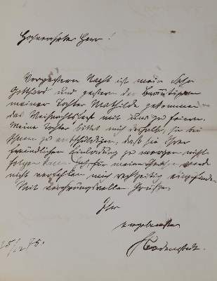 Bild Nr.12: 141-2452 Bodenstedt, Friedrich von,: (Autographen)
