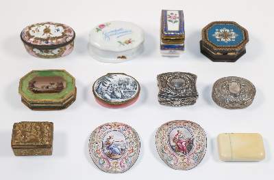 Bild Nr.1: 141-2522 Pillendöschen u. Döschen.: (Varia)