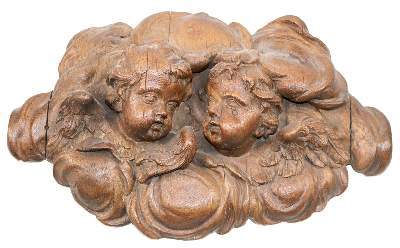Bild Nr.1: 141-2524 Barockes Puttenrelief als Supraporte: (Varia, Putten, Supraporte)