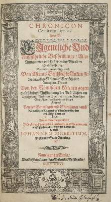 Bild Nr.1: 141-254 Piderit,J.: (Alte Drucke, Handschriften und Theologie)