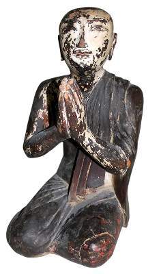 Bild Nr.3: 141-2614 Sariputra, betender Mönch.: (Asiatika)
